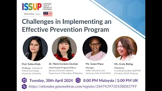 ISSUP Malaysia: Challenges in Implementing an Effective Prevention Program