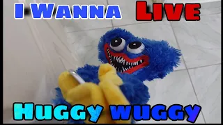 "i wanna live" queda de Huggy / Huggy Wuggy doll falls - poppy playtime (feito por : Roger Mineboy)