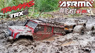 RC Mudding - TRAXXAS TRX4 Defender - ARRMA Outcast 6S