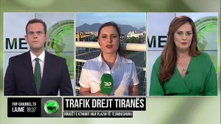 Top Channel/ Trafik i rënduar drejt Tiranës, rrugët e kthimit nga plazhi të tejmbushura