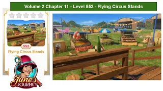 June's Journey - Vol 2 - Chapter 11 - Level 552 - Flying Circus Stands (Complete Gameplay, in order)