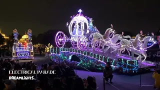 Tokyo Disneyland Resort Japan, enjoy the Electrical Lighting Parade Shows 'Dreamlights'