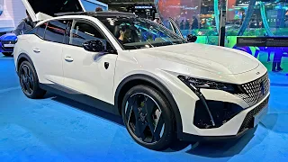 New Peugeot 408 GT 2023 (Plug-In Hybrid 225) | Visual Review, Exterior, Interior & Boot