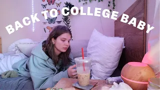 FIRST WEEK BACK AT COLLEGE VLOG