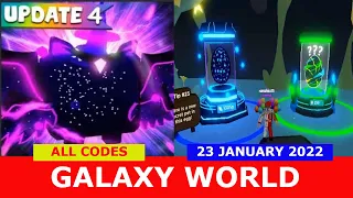 NEW UPDATE *NEW GALAXY SECRET PET* [UPDATE 4] ALL CODES! Clicker Simulator! ROBLOX | 23 January 2022