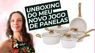 Unboxing do Meu Novo Jogo de Panelas