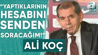 Dursun Özbek: "Buradan Sana Söylüyorum Ali Koç. Tüm Bu Yaptıklarının Hesabını Senden Soracağım"