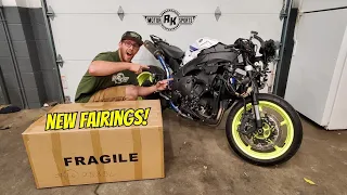 Rebuilding a WRECKED 2014 R1 (Part 6 New Fairings!)