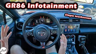 2022 Toyota GR86 – Infotainment Demo | Touchscreen How to Use