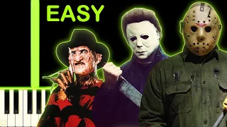 16 HORROR MOVIE THEMES ON PIANO | HALLOWEEN SPECIAL!