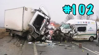 CAR CRASHES IN AMERICA. BAD DRIVERS USA AND CANADA | Crazy Drivers Car Crashes #102