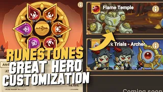 RUNESTONES to CUSTOMIZE our Hero in Legend of Mushroom