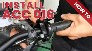 How to install Jetprime ACC 016 Quick throttle unit for Yamaha T-MAX 500/530