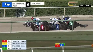 Gulfstream Park Carrera 6 - 28 de Enero 2021