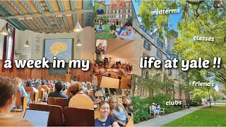 a busy week in my life at yale! | classes, midterms, college life, & living off-campus