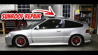 1989 CRX Rescue Part 22 - Sunroof Repair