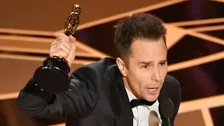 Sam Rockwell SHOCKED Over Best Supporting Actor Win At Oscars 2018