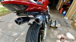 How to put ANY Ebay or Amazon muffler on your motorcycle / CHEAP $$$