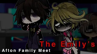 Afton Family Meet The Emily's || Gacha Club Afton Family