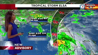Elsa forecast to grow into hurricane before Florida landfall