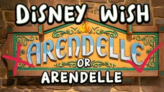 ARENDELLE ❄️A FROZEN Dining Adventure On The NEW DISNEY WISH Cruise Line 2022 Menu ~ You Decide!