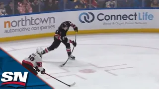 Tage Thompson shows off his shot with pair of wicked wristers vs. Senators