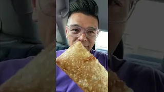 Eating Fried Apple Pie at McDonald's in Hawaii