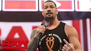 Roman Reigns announces he is in remission: Raw, Feb. 25, 2019