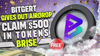 NEW Crypto Airdrop CLAIM 2000 BITGERT TOKEN INVEST PROJECT 2024