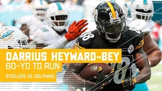 Darrius Heyward-Bey's Spectacular 60-Yard TD Run! | Steelers vs. Dolphins | NFL