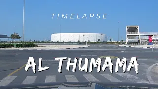 QATAR Stadium 974 to Al Thumama timelapse