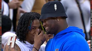 Ja Morant & Zion Share a Moment after the Game