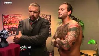 Raw - WWE COO Triple H reveals that he will face CM Punk