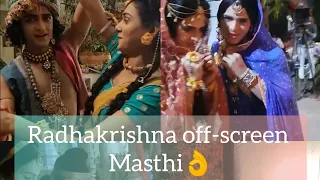 Radhakrishna Serial off-screen masthi & shooting 😍 || Fun on sets of Radhakrishna 🙏♥️