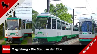 Straßenbahn Magdeburg - Die Stadt an der Elbe | 4K