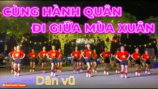 Dân vũ | CÙNG HÀNH QUÂN ĐI GIỮA MÙA XUÂN | Đội văn nghệ xã Ngọc Kỳ - Tứ Kỳ - HD | MuzikYeahhh!