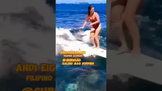 ANDI EIGENMANN😱 subrang galing pala mag SURFING to #celebrities #viral2024 #andieigenmann