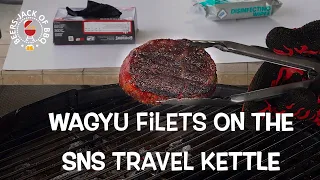 Wagyu Filet on the Slow ’N Sear Travel Kettle Grill!