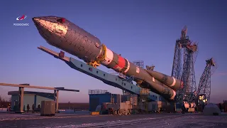 Вывоз РКН «Союз-2.1а» с КА «Канопус-В» № 5 и 6