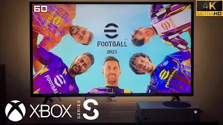 eFootball 2023 SEASON 3 Xbox Series S Gameplay (LG TV 4K HDR)