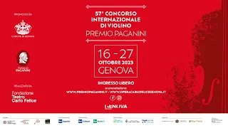 57° Premio Paganini - Semifinale 21 ottobre 2023 pomeriggio