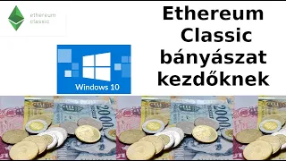 Ethereum Classic bányászata Windows 10-en Tesla V100-as kártyával [lépések+magyarázat]