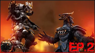 Kenshin Chaos! S1:E2 - Kiryu & Destroyah Vs. Kudajira!