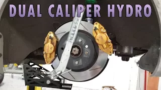 350Z Drift Build #7 - Hydraulic Handbrake (Dual Caliper)