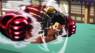 One Piece | Episode 1001, Gear 4th “Boundman” Luffy rooftop Animation 🔥