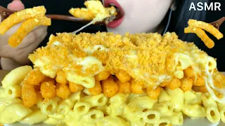 ASMR Cheesy Mac N Cheese & CHEETOS | MUKBANG (Eating Sounds)