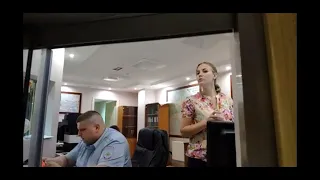 Разрешение на видеосъёмку в отделе полиции.