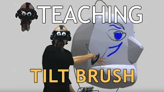 Teaching Tilt Brush: Unlit Brushes versus Shaded Brushes