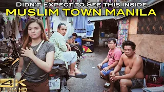 Real Life Inside Muslim Town Manila Philippines [4K]