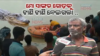 Crocodile Drags Man Into River In Kendrapara | Reaction Of Eyewitness